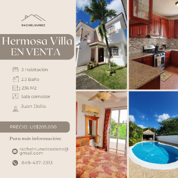 Villa en venta en juan dolio.