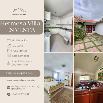 Villa en venta en juan dolio.
