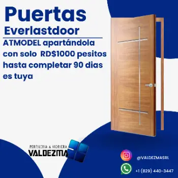 Puertas everlastdoors separandola con 1000 pesitos