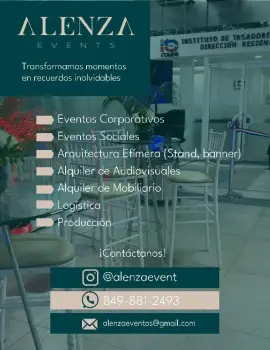 Casa productora especializada en el diseño y producción de eventos soc
