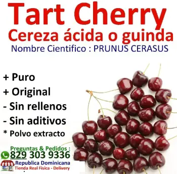 Ceresa agria o tart cherry medicina natural para dormir de delicioso s