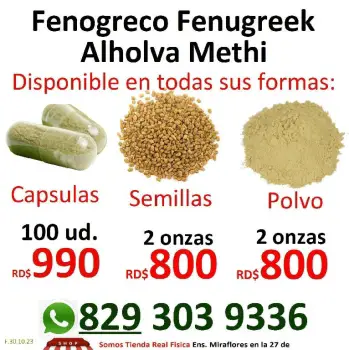 Fenogreco fenugreco fenugreek de venta en santo domingo republica domi