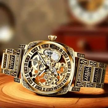 Reloj mecanico automatico alta gama para hombres