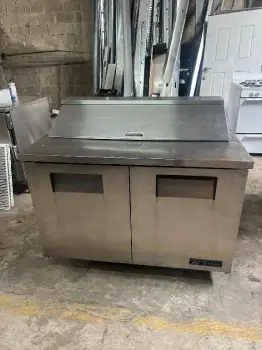 ???? mesa refrigerada de acero inoxidable doble puerta ????