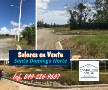Solares en venta en santo domingo norte
