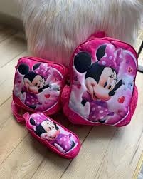 Mochila escolar de minnie