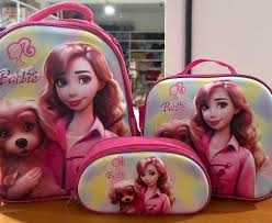 Mochila escolar de barbie