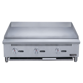 Plancha para cocina industrial 24 y 36 acero inoxidable