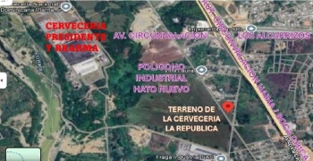 Vendoterreno de 1000 mt2 frente al polgono industrial hato nuevo servi
