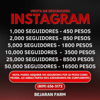 Seguidores para instagram y otras plataformas