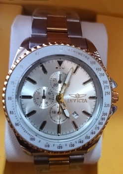 Reloj invicta pro driver acero inoxidable cristal mineral
