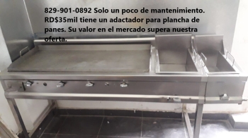 Plancha industrial de cocina para negocio ect.