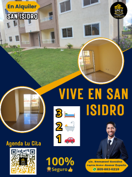 ???? apartamento en alquiler - autopista de san isidro 