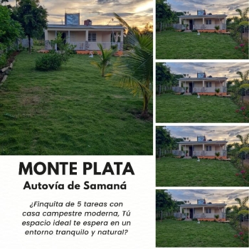 Finquita de 5 tareas con casa campestre  tu espacio ideal en monte pla
