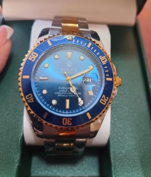 Reloj en acero/inox cristal hardlex resistente al agua fechero