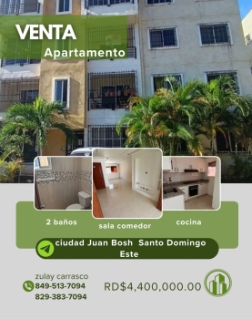 Apartamento en venta en ciudad juan bosch – residencial el sembrador i