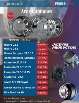 Aros de camion disponible