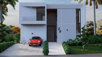 Playa nueva romana villa  en construcción 310 m2 terreno 528 m2