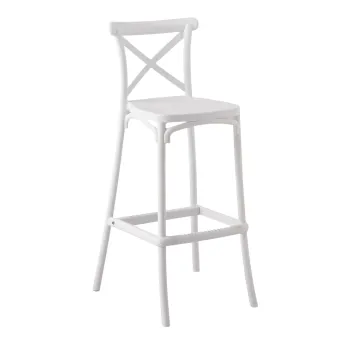 Silla california con barra blanca