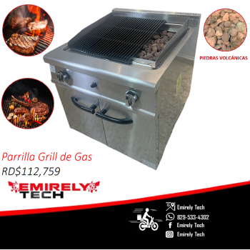 Estufa parrilla grill de gas parrillada carnes