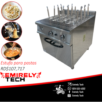 Estufa para hervir pasta cocer espaguetis