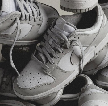 Tenis sneakers nike dunk low grey fog original 2k25