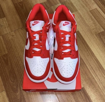 Sneakers tenis teni nike dunk low st john’s white and red original