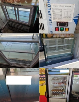 Vitrina de frio para postres.