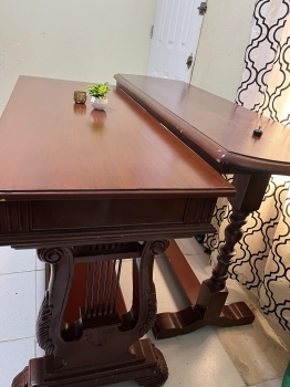 2 credenzas en caoba o repisa  en santo domingo norte