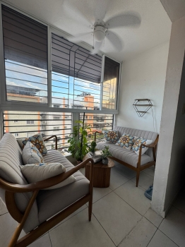 Apartamento en venta con terraza prol. 27 de febrero