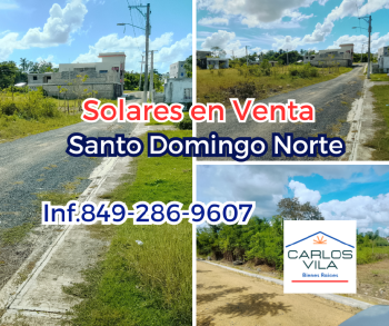 Solares en venta en villa mella santo domingo norte