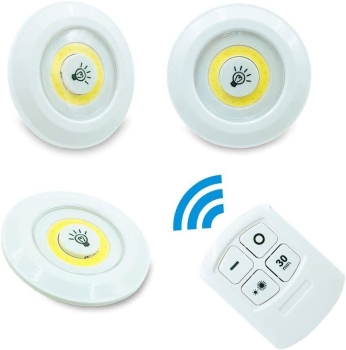 Luz led con control remoto juego de 3 zdwj-210