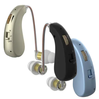 Auriculares amplificadores para sordos recargables  amplificadores par