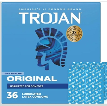 Caja de condones trojan enz 36 unid en santo domingo dn