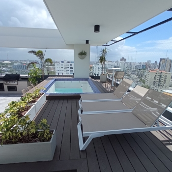Apartamento en alquiler con linea blanca en serralles.