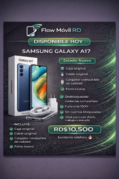 Samsung galaxy a17 128gb – nuevo caja y accesorios