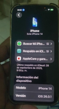 Iphone 14 normal 256gb todo nítido