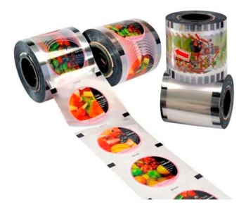 Rollo de plástico film para selladora de vaso