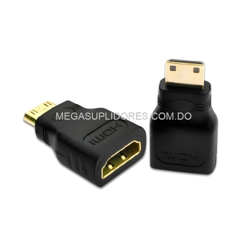  adaptador mini hdmi a hdmi  hdmi hembra a mini hdmi macho 