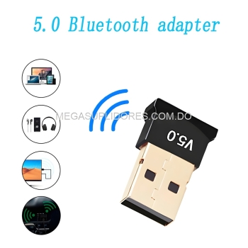  adaptador usb bluetooth 5.0 para pc compatible teclados  audífonos