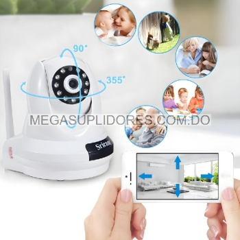  cámara seguridad ip wifi siricam – visión nocturna - audio 2 vías -