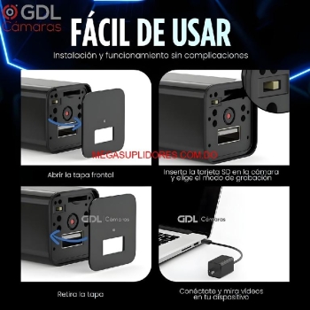  cámara espía wifi oculta cargador usb pared hd vigilancia remota
