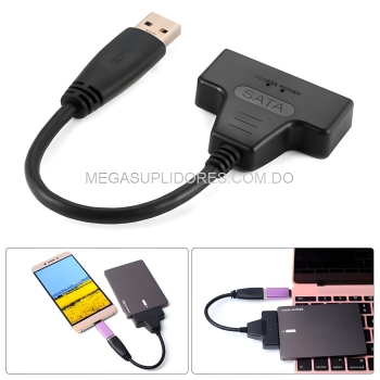  adaptador usb 3.0 a sata para disco duro 2.5 y ssd 