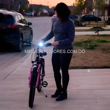  luz led para bicicleta recargable usb impermeable linterna casco 