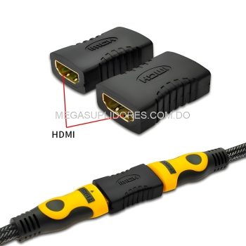  adaptador union cople de hdmi hembra a hembra  extensor 