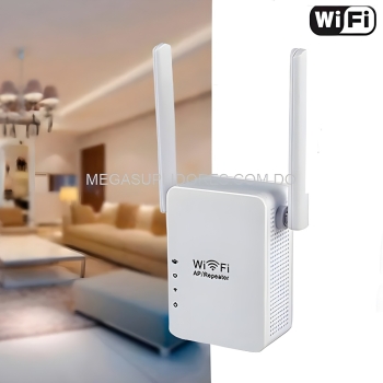  repetidor wifi  amplificador wifi doble antena con puerto rj45 