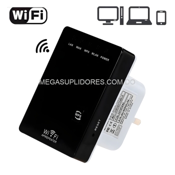  repetidor wifi doble banda 2.4ghz  5.0ghz  puerto rj45 ethernet 