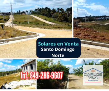 Solares en venta en villa mella santo domingo norte