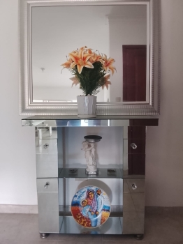 Oportunidad elegante repisa en espejo