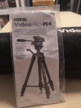 Sunpak pro m4 tripode para camara fotografica